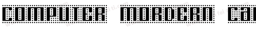computer mordern calligraphic字体转换